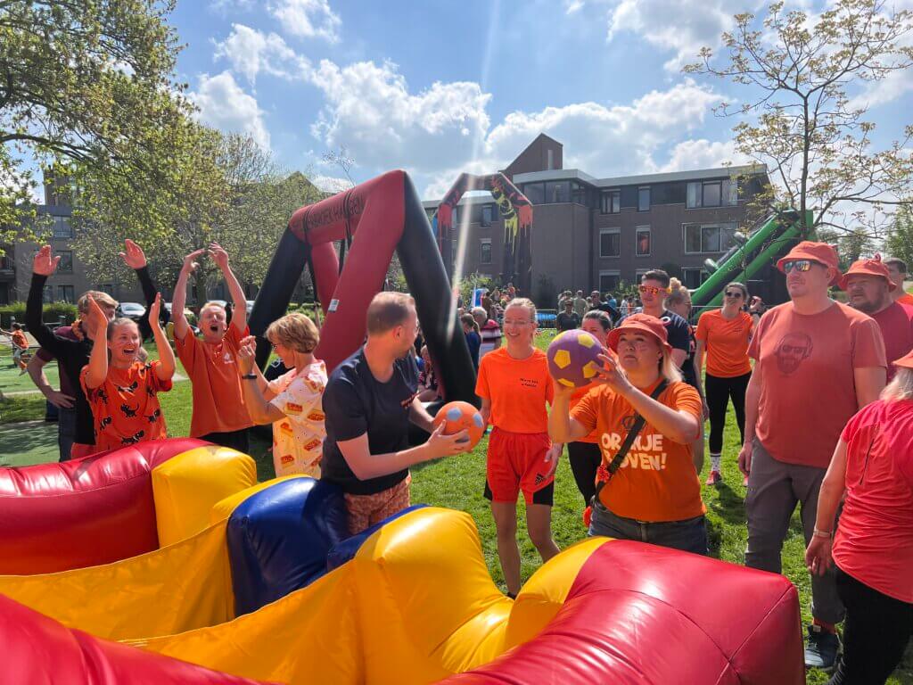 Zeskamp dag tijdens koningsdag