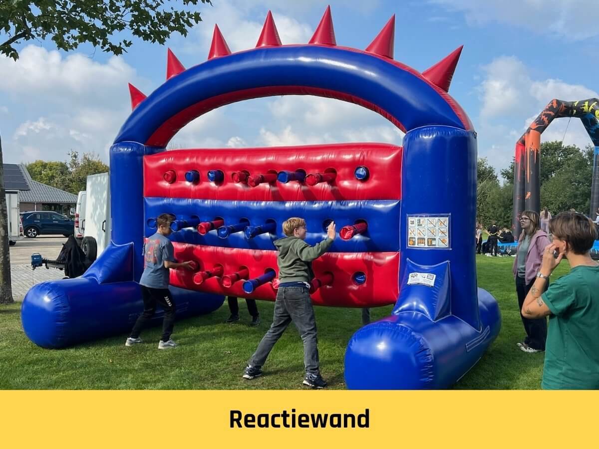 Reactiewand-zeskamponderdeel-bedrijfsuitje Reactiewand-zeskamponderdeel