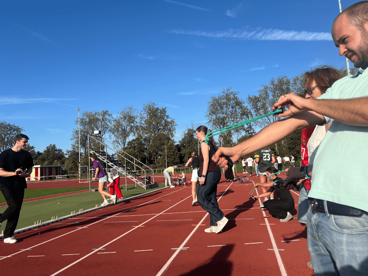Teamuitje de alleskunner op Olympus 70 in Naaldwijk Bedrijfsuitje van Adfysio op Olympus in Naaldwijk
